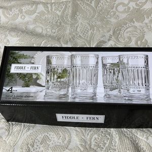Set of 4 cooler glasses. 12 oz (350 ml)